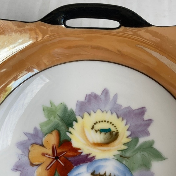 Vintage Noritake hand painted lusterware bowl - Picture 5 of 8